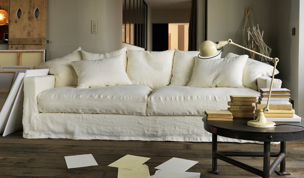 Canapé en lin Biarritz - Home Spirit